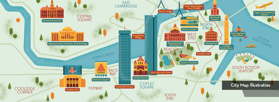 City Map Illustraties